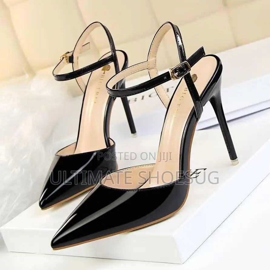 Big Tree Sharp Heel Shoes