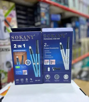 2in1 Sokany Professional Nose Hair With 360 Degree Rotary Cutter Head