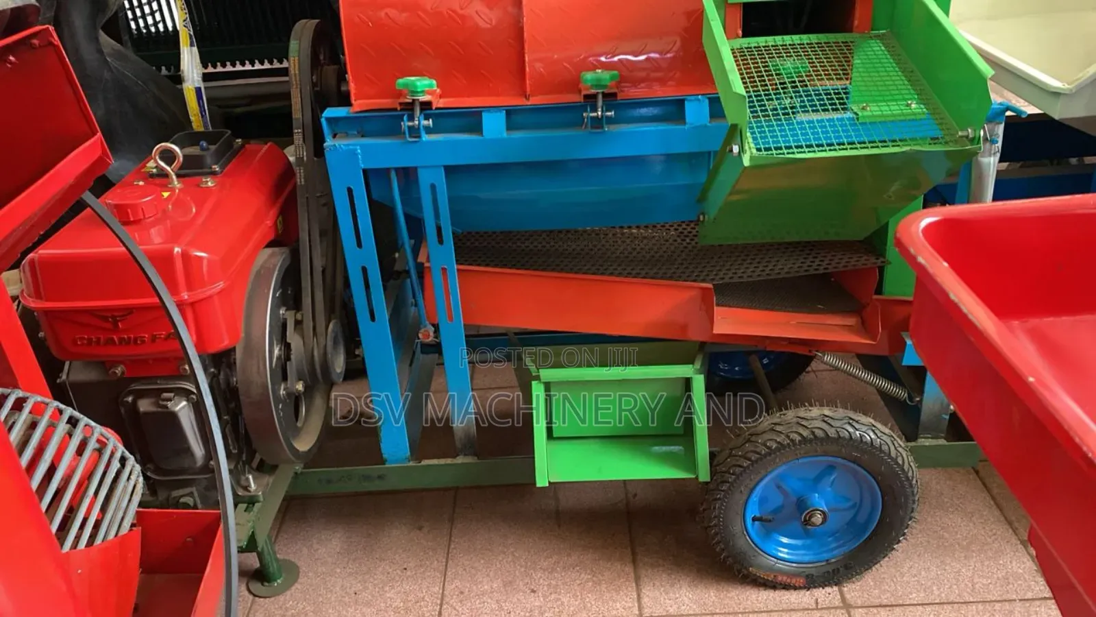 Diesel Engine Driven Soya/Beans Multipurpose Hauler/Sheller Thrasher