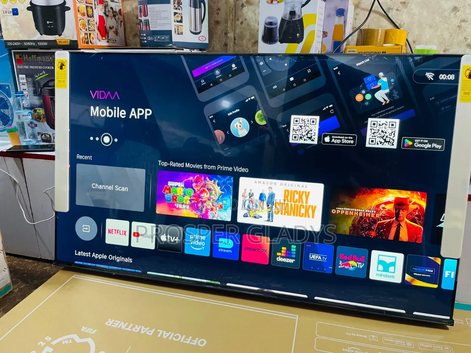 55 Qled Hisense Smart Digital Flat Screen Flameless.