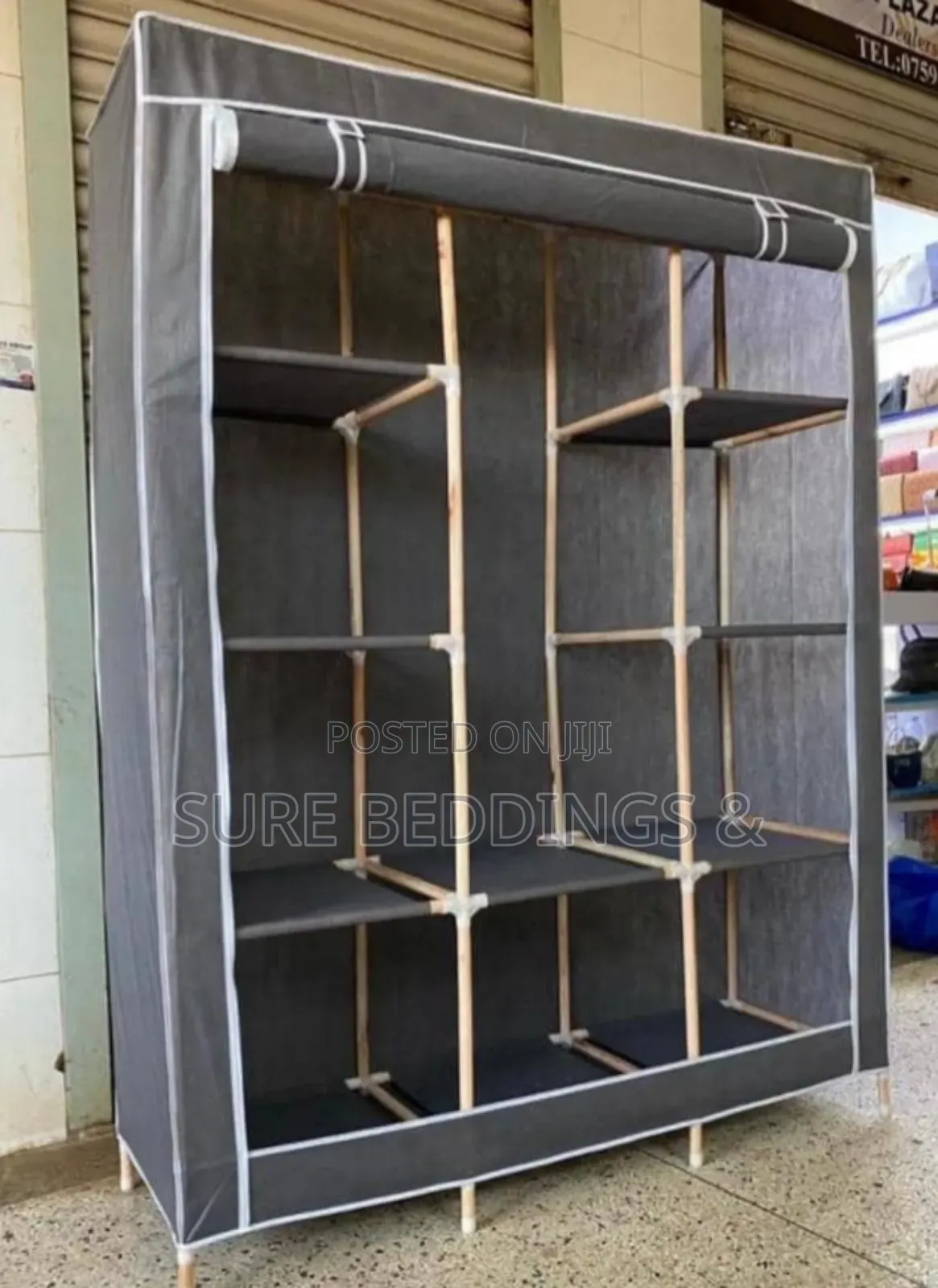 Sozo Wooden Frame Wardrobe