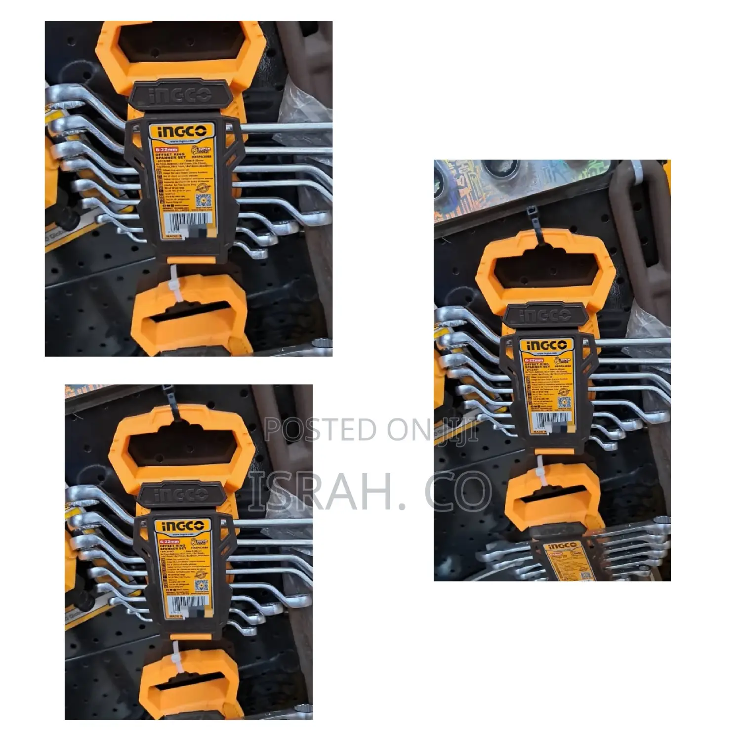 Ingco 8pcs Flexible Ratchet Spanner Set