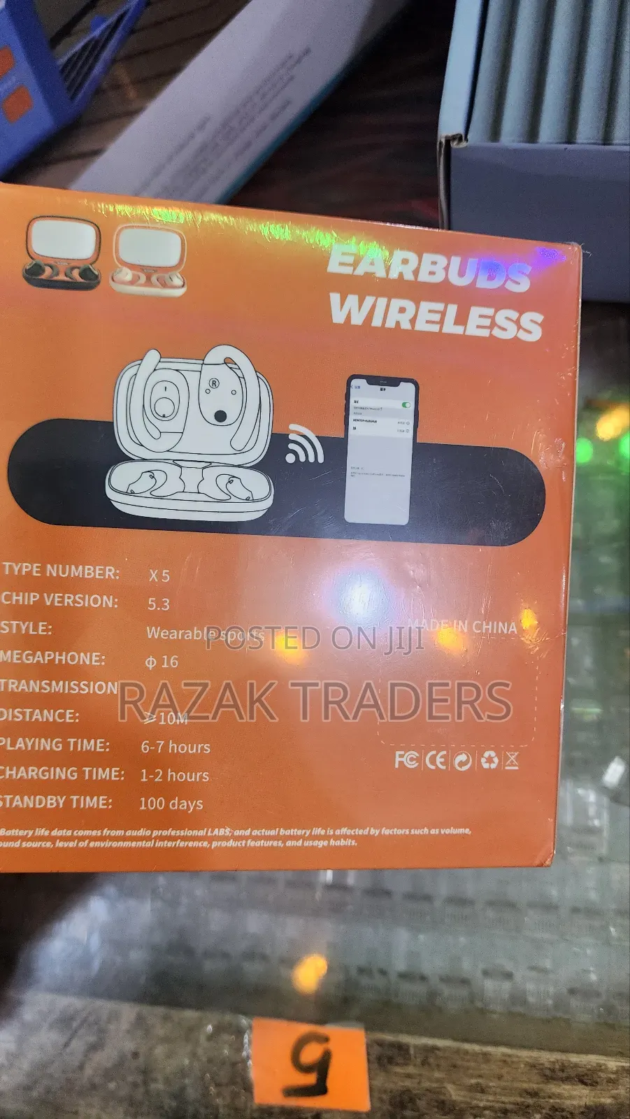 Wireless Earphones - Over-Ear Earplugs | Stereo Noise Cancelling