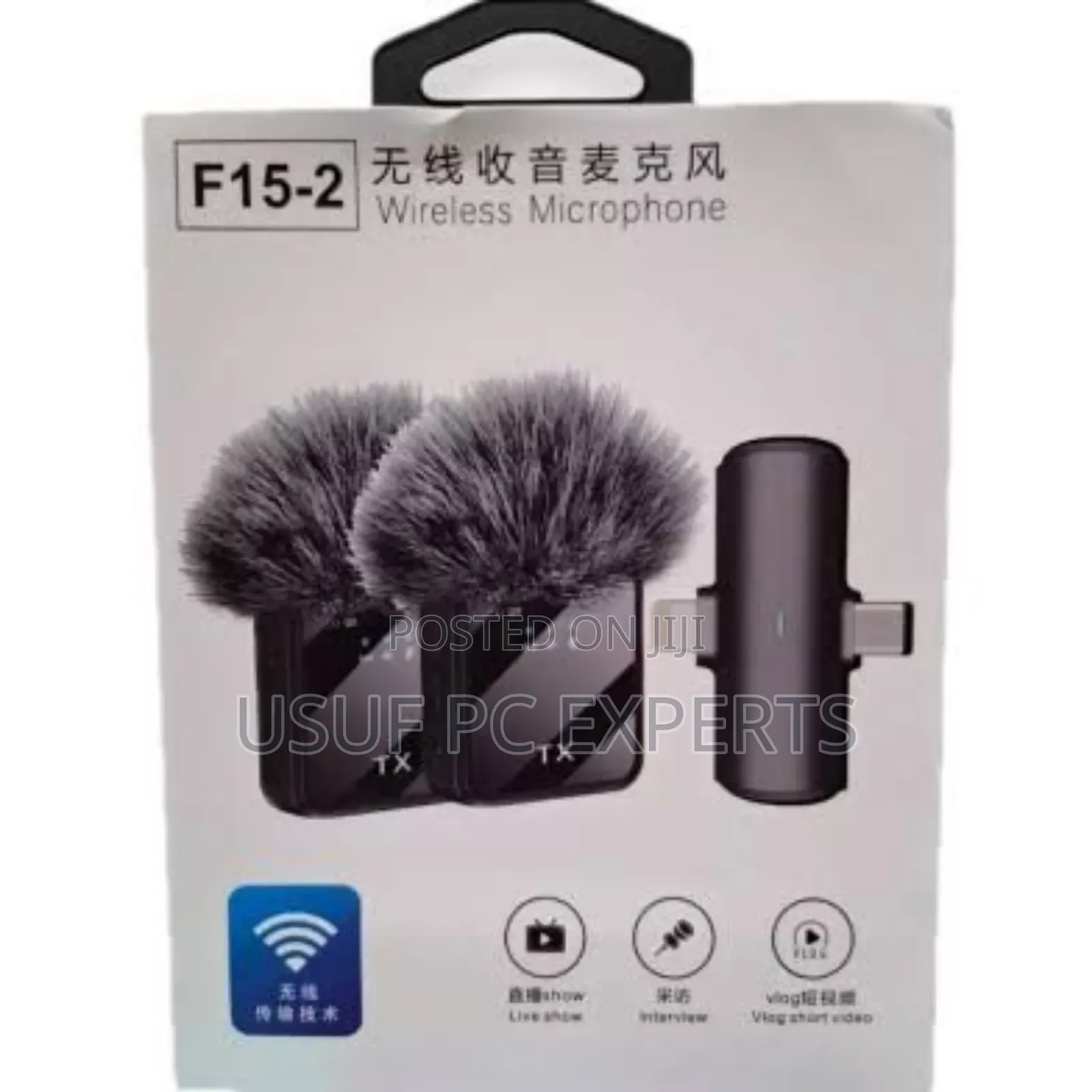 F15 2 Microphone for iPhone and Type C
