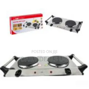 Cntronic Lee517 Double Burner Electric Hot Plate With Solid Plate