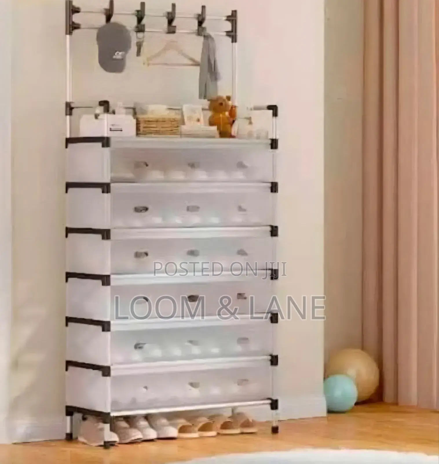 Unique Multi-Layered, Dust-Proof Shoe Rack