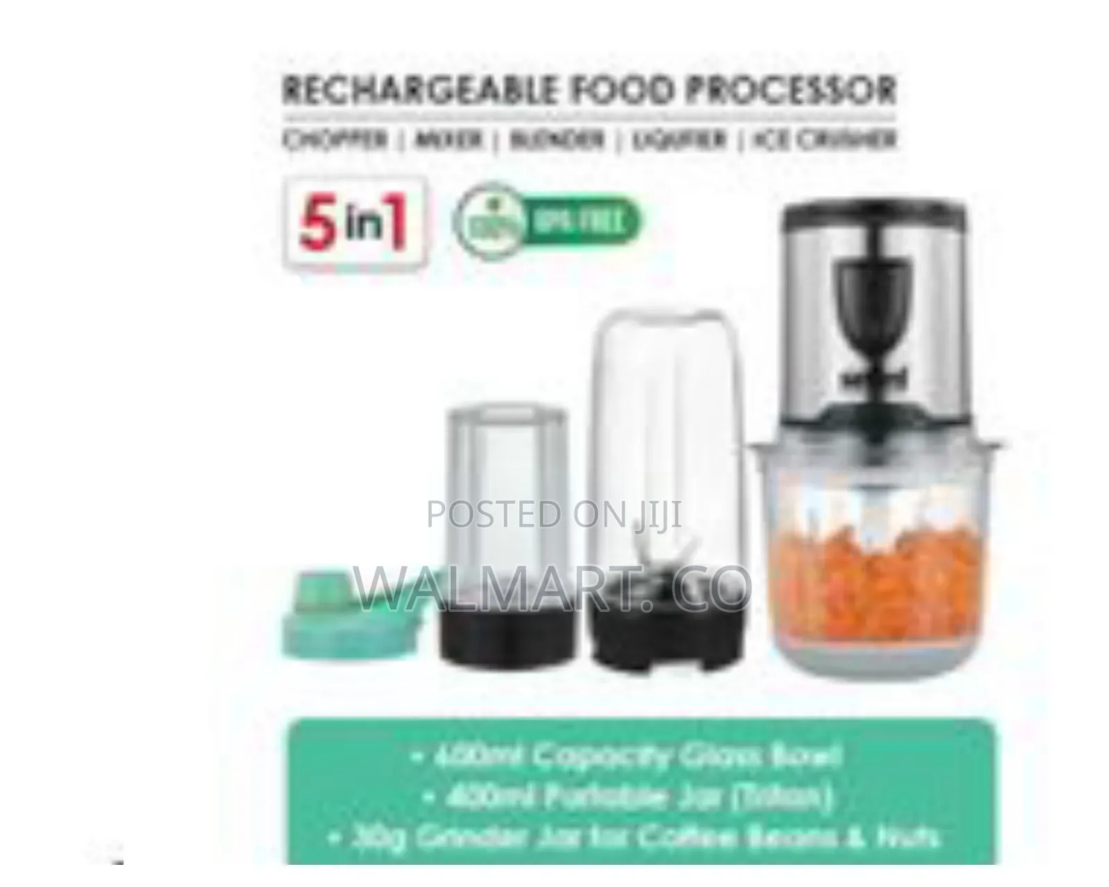 Sanford 5 in 1 Food Processor Chopper Mixer Coffee Grinder
