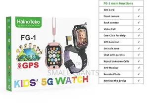 Hainoteko Fg-1 Kids' 5g Smart Watch With Sim Card Support