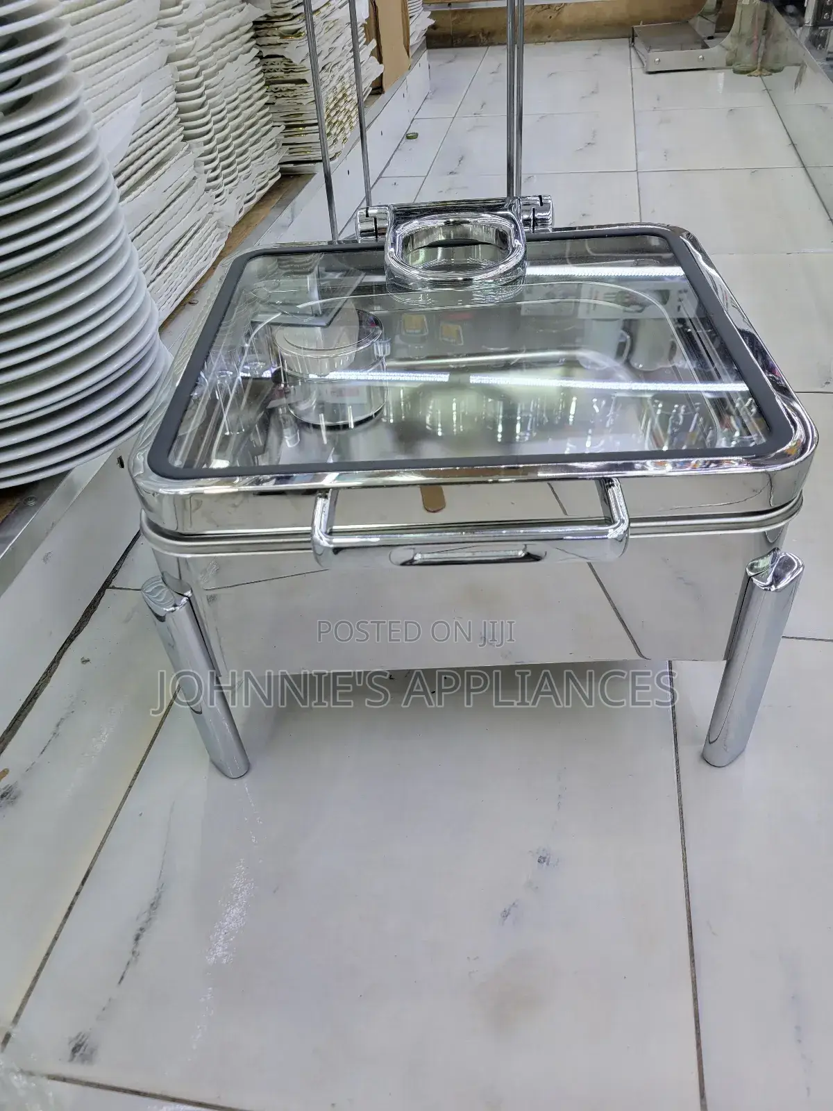 Stainless Steel Buffet Chafing Dish With Glass Lid