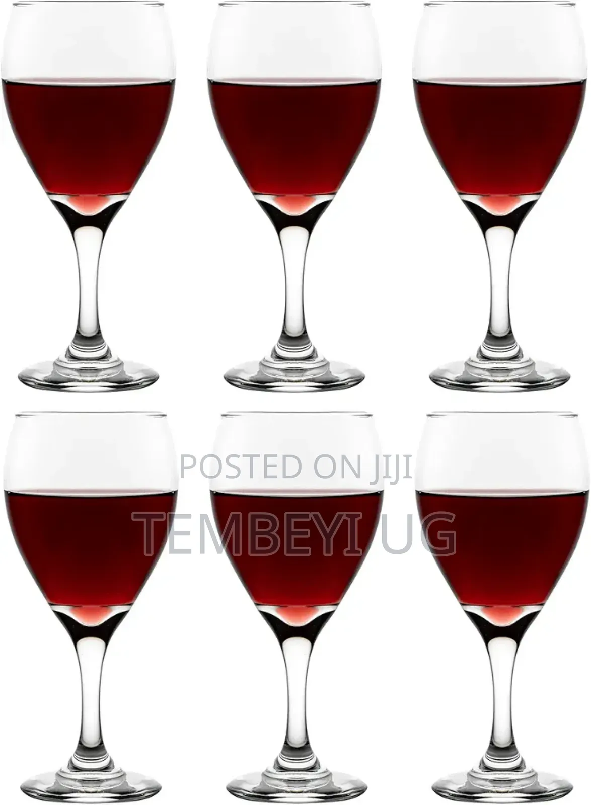 6 Piece Wine Glasses