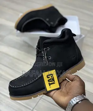 Original Men’S Black Cat Smart Casual Ankle Boots
