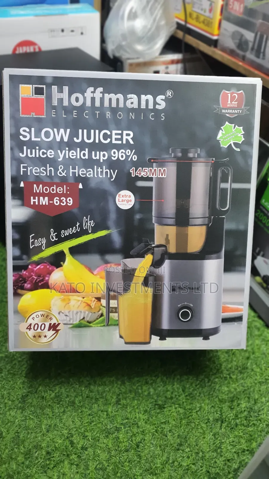 Hoffman Hm-639 Genric Slow Juicer