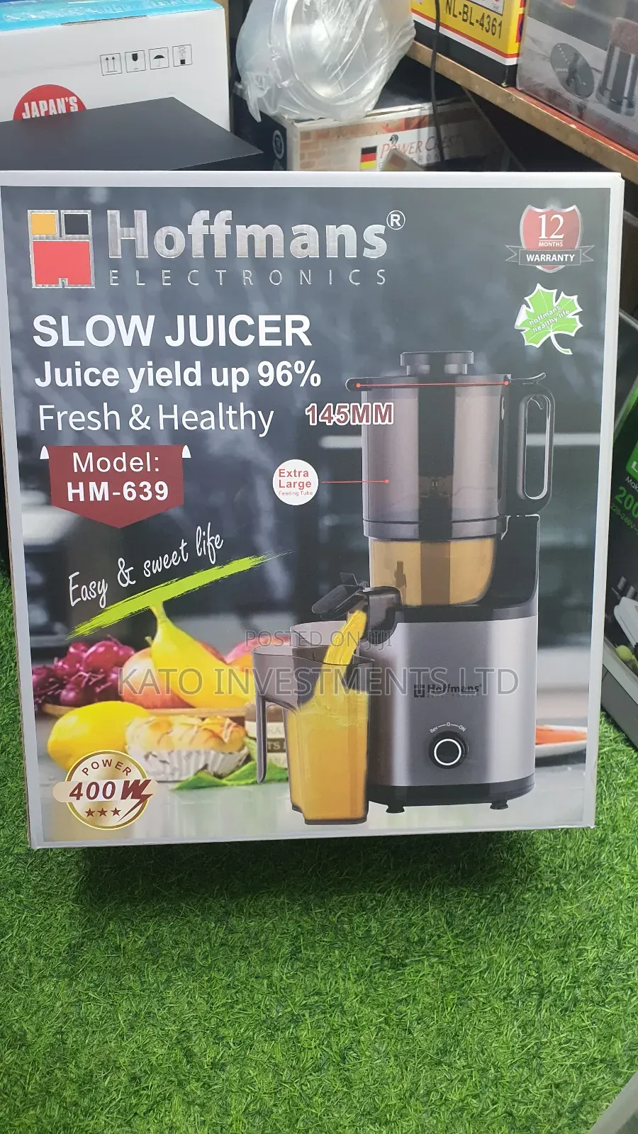 Hoffman Hm-639 Genric Slow Juicer