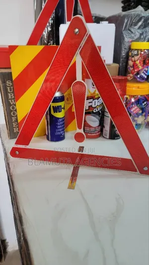 Triangular Reflective Signage