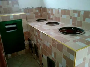 Modern Kitchen Firewood and Charcoal Saving Cooking Stove With an Oven