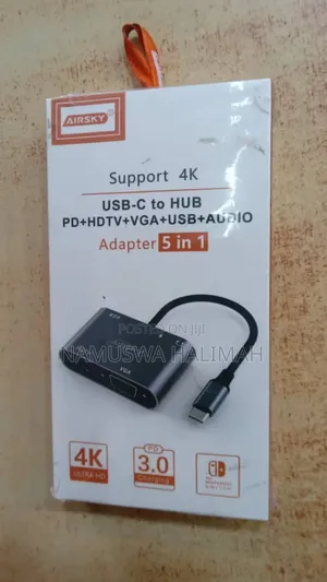 Airsky 5-in-1 Usb-C to Hub Adapter.