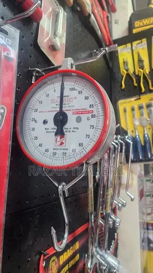 Original Design Hanging Weighing Scale - Red 100kgs