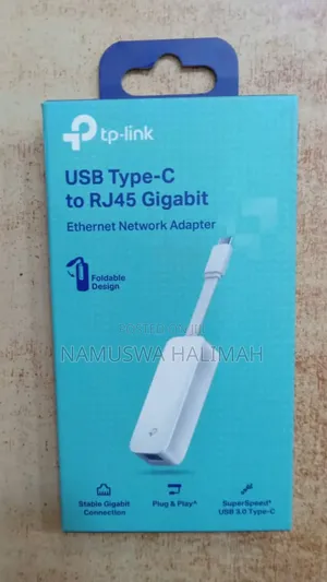 Tp-Link Ue300c Usb Type-C to Rj45 Gigabit Ethernet Network Adapter