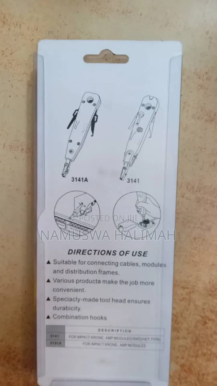 Impact and Punch Down Tool