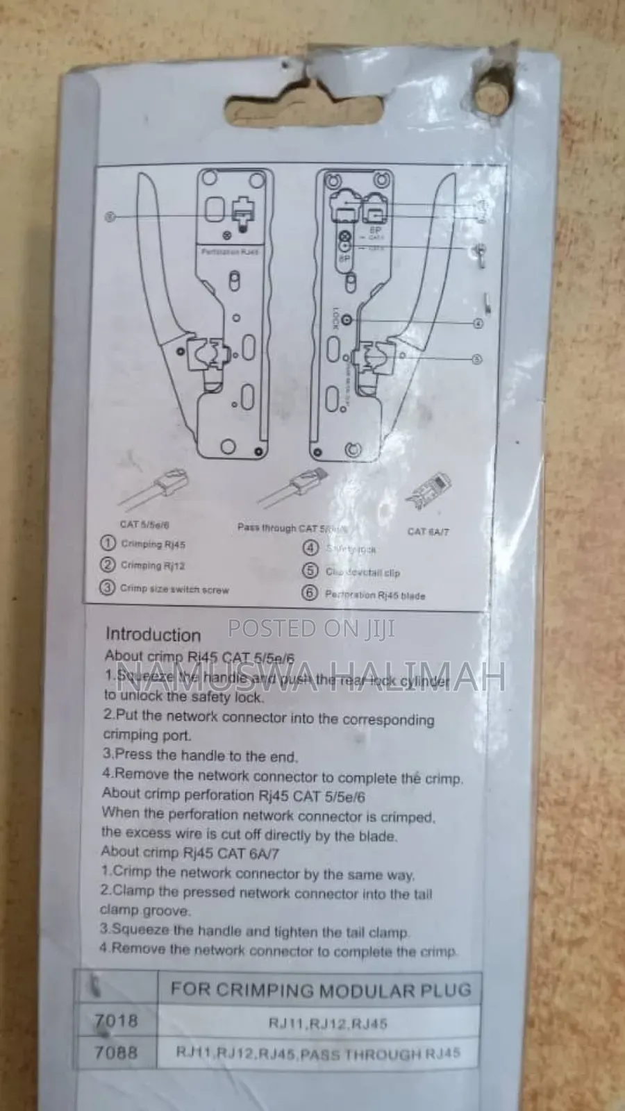 Rj45 Crimping Tool