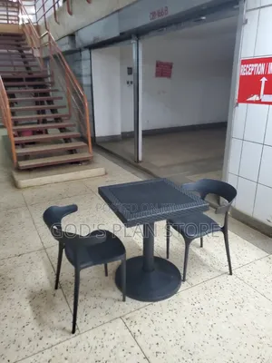 Home Apartment Plastic Chairs and Table