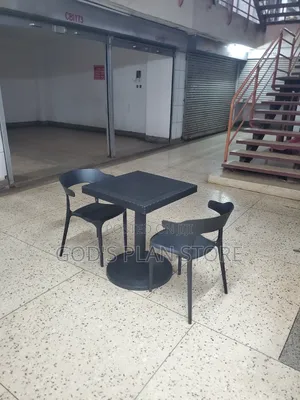Home Apartment Plastic Chairs and Table