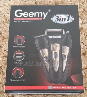 3 in 1geemy Rechargeable Shaver Trimmer