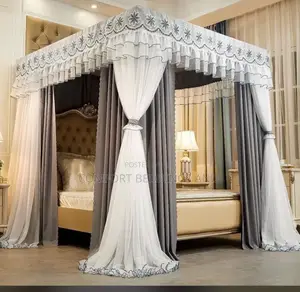 Curtain Mosquito Net Gray