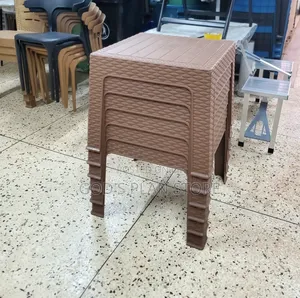 Matted Plastic Table Matted Plastic Table