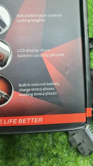 Geemy Professional Hair Clipper 5hours Working Time