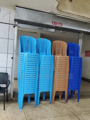 Plactic Chairs Plastic Chairs Light Blue Brown Blue