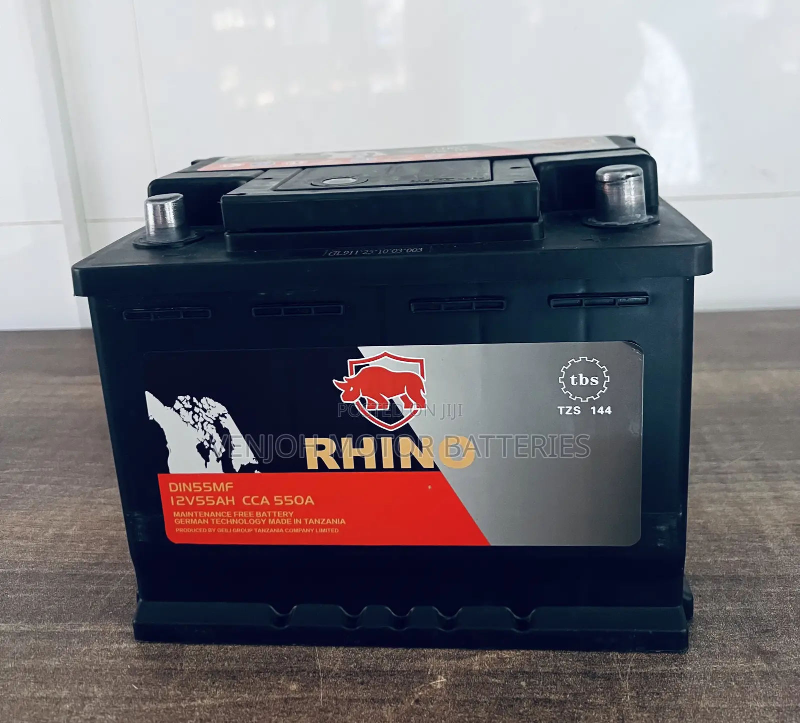 Din55 Rhino Car Battery