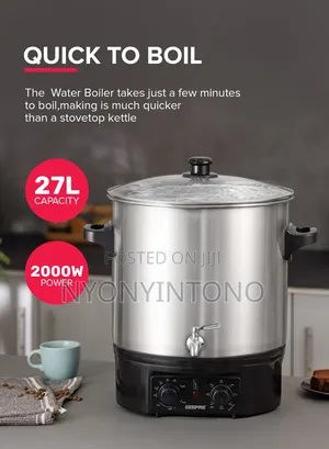 Geepas 27liters Automatic Water Boiler Gk-38077