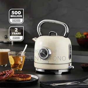 Geepas Cream Classic Automatic Cordless Electric Kettle Gk-38074 Cr