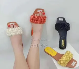 Zara Beaded Flats