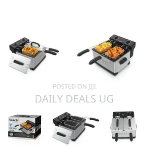 Saachi 6 Litre Automatic Commercial 3l+3l Double 2 Basket