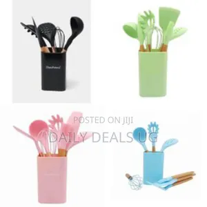 Cooking Utensils Set, Caliamary 8 PCS Silicone Kitchen Utensils Set