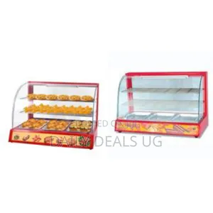 32 Kg , 38 X 18 X 24 Inch Big Commercial Electric Curved Glass Hot