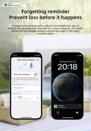 Mfi Air Tag Tracker Smart Locator Unlimited Range