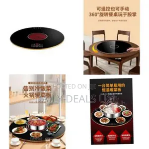 Rotatable Induction Cooker Heating Plate Round Multi-Function Food