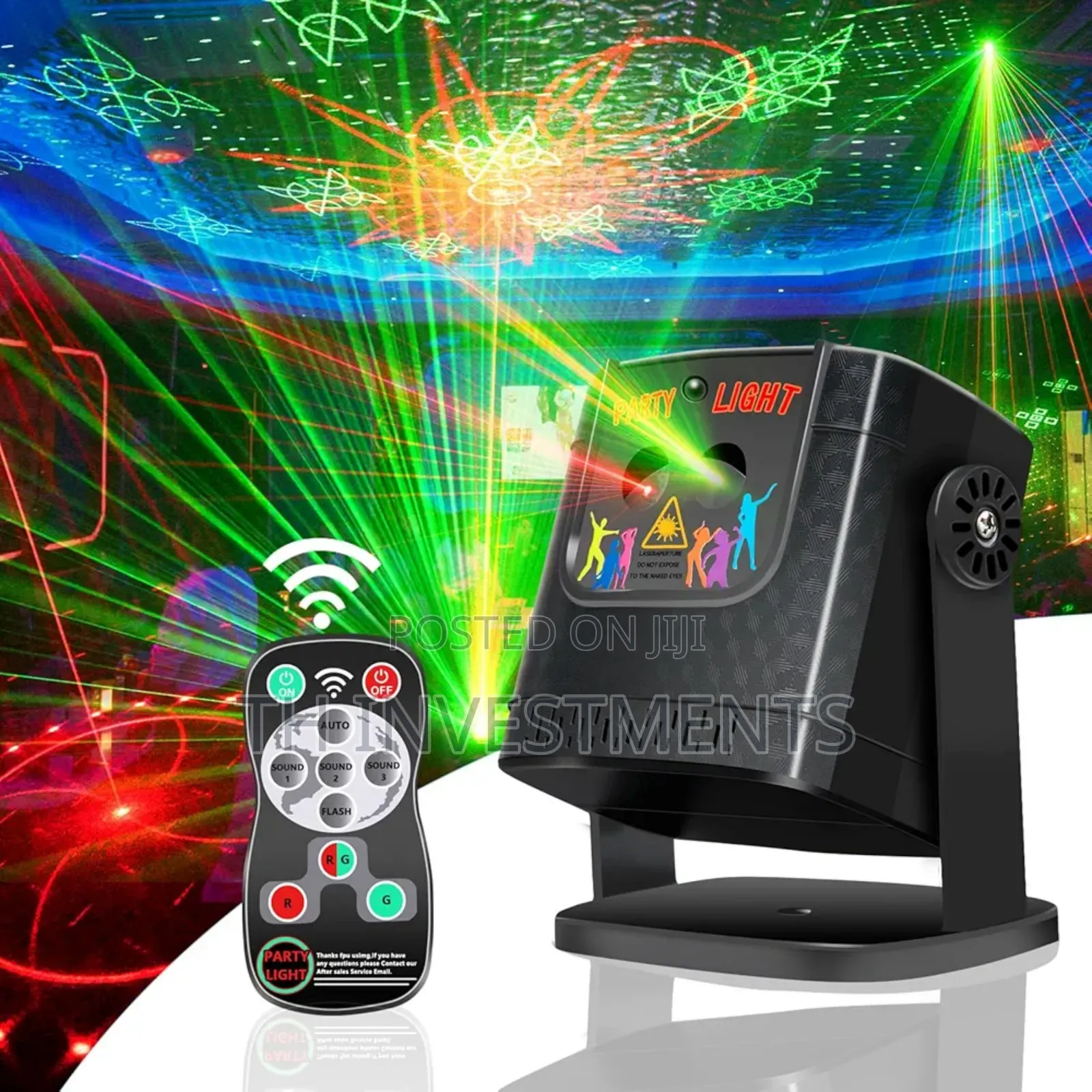 Disco Ball Party Lights, Sound Activated Strobe Light Stage Light