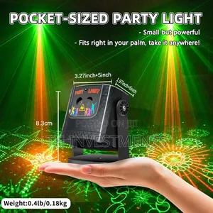 Disco Ball Party Lights, Sound Activated Strobe Light Stage Light