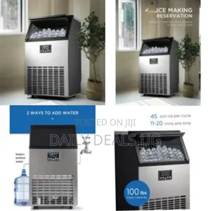 Northair Commercial Ice Maker, Built-in Stainless Steel Ice Machine