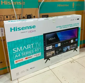 Hisense 43 Inch Fhd Led Vidaa Smart Free To Air Tv –Black (3yrs Wrnty)