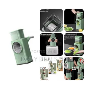 Stainless Steel Multi-Function Vegetable Slicer Cutter Rotary Grater