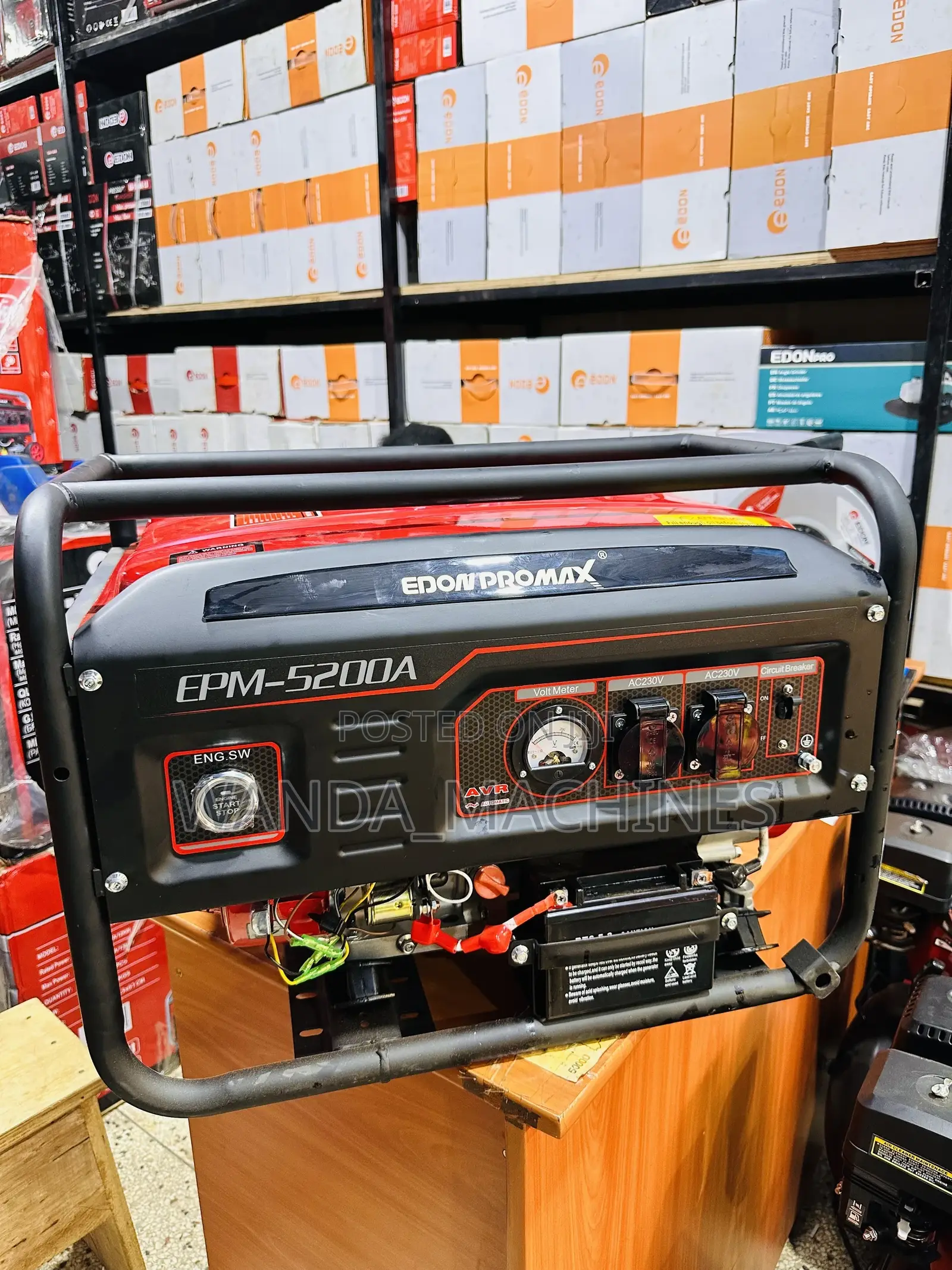 Gasoline Generator 4kva Remote Control