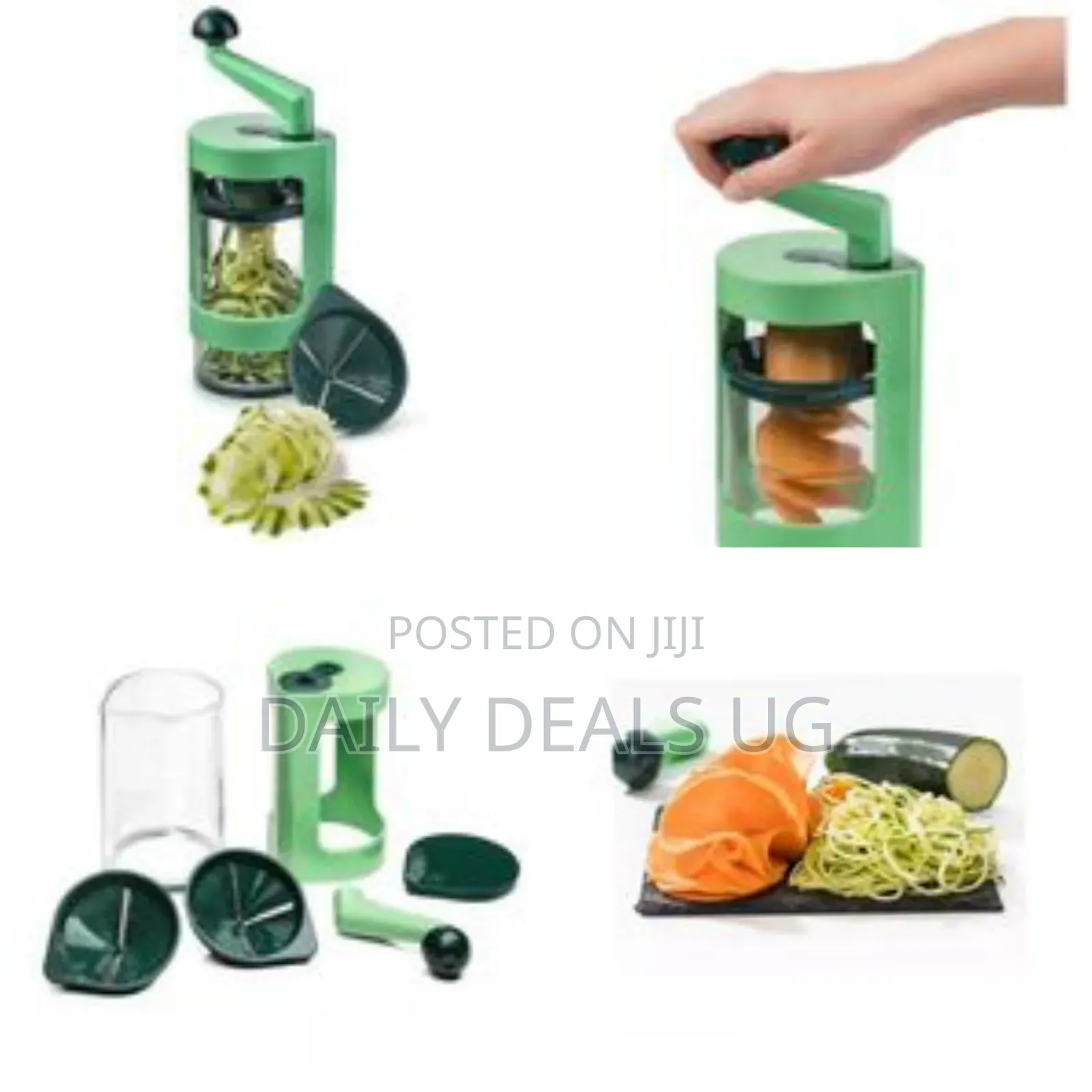 Super Vegetable Cutter,Slicer 6 Teile-Green
