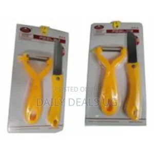 Fruit Knife,Vegetable, Potato Peeler in Orange - Cutlery Set