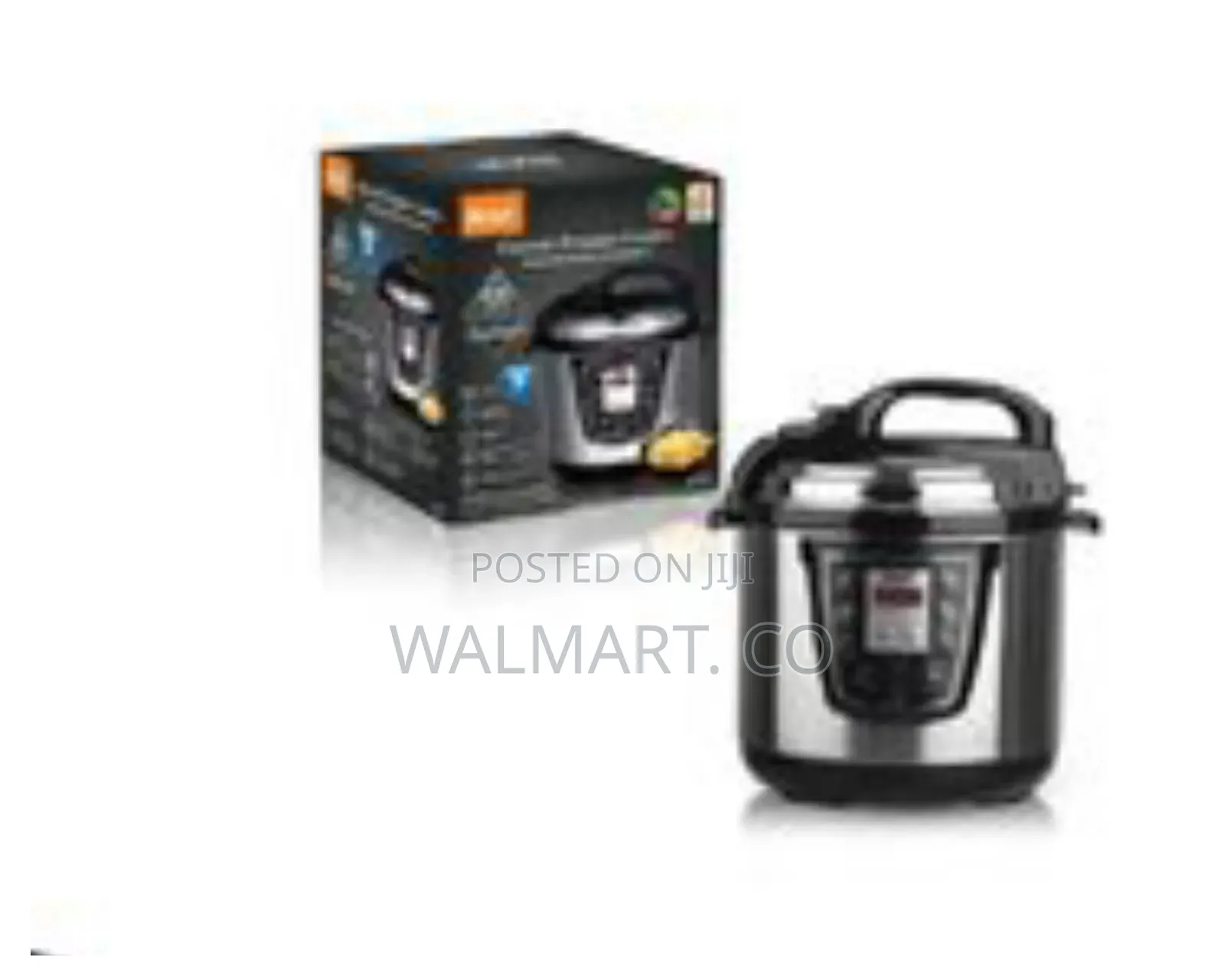 Raf 6 Litres Electric Rice Cooker Steamer Pot-Silver