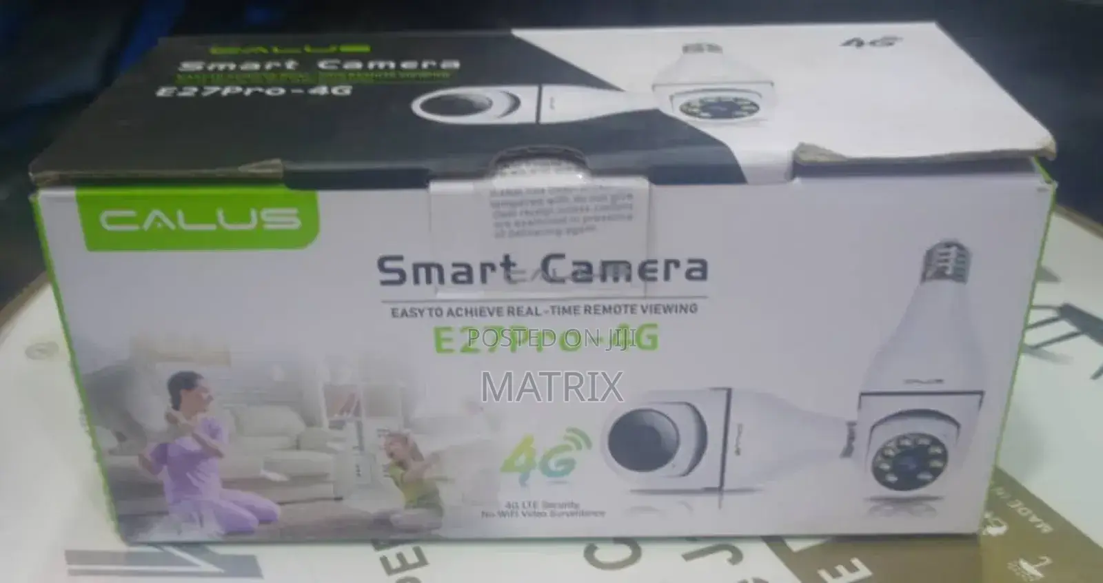 Calus E27 Pro 4g Bulb Smart Camera With Sim Card Slot